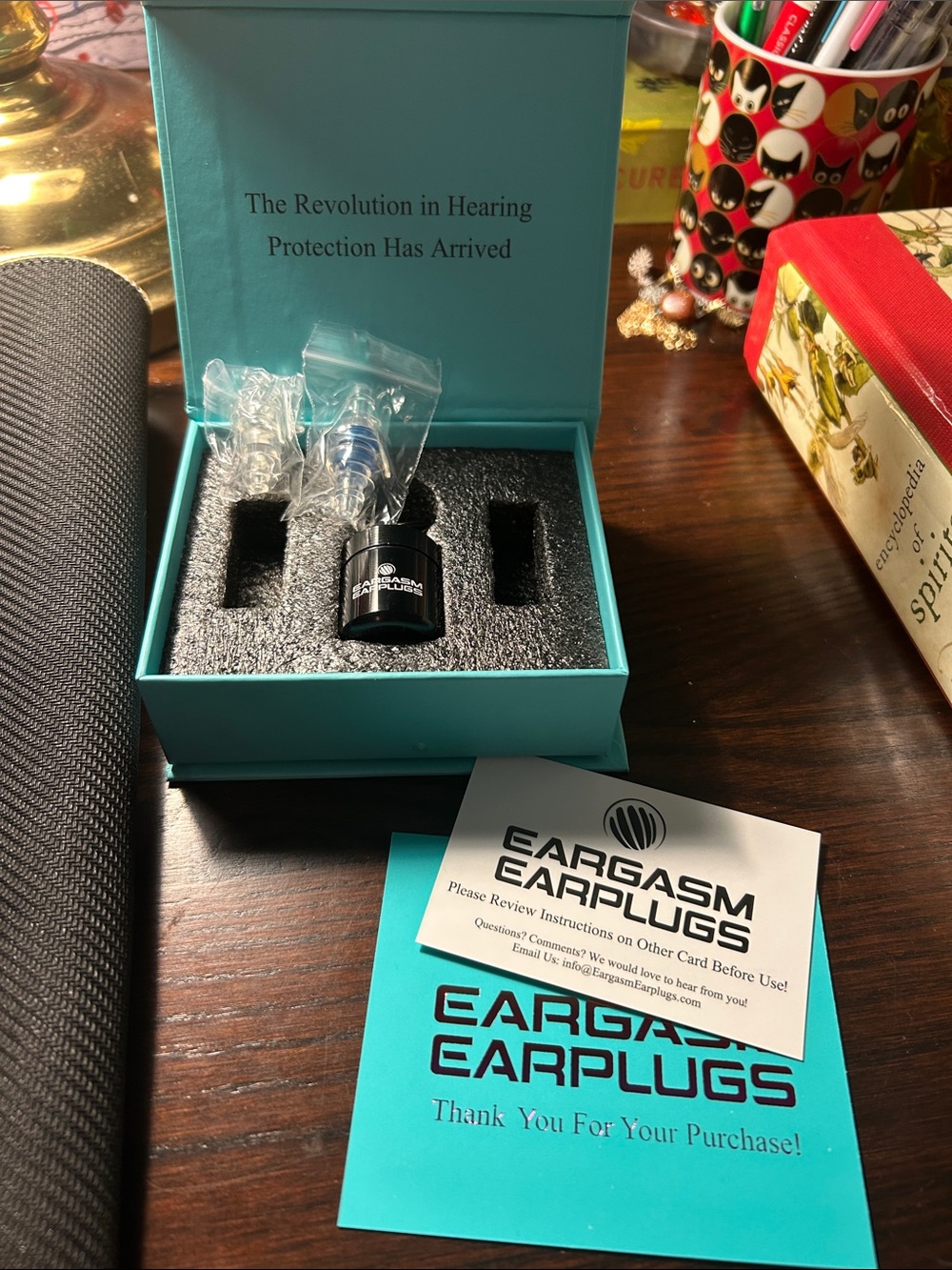 Eargasm Earplugs Hearing Protection Set in Teal